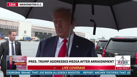 Trump Speaks Out Following Arraignment in DC