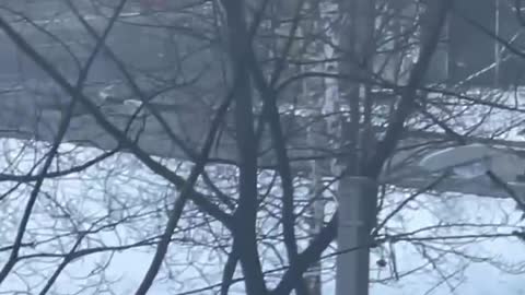 ️ Video with Russian military equipment in Kharkiv