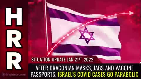 01-21-22 S.U. - After Draconian MASKS JABS and Vaccine PASSPORTS Israels Covid Cases Go PARABOLIC