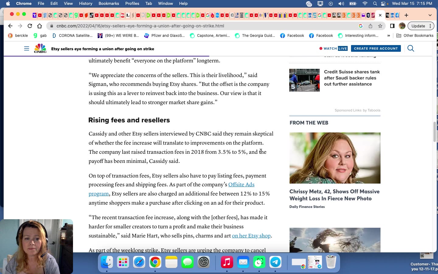 Evidence Etsy lied to its sellers as to why they were holding funds. They were part of SVB! Whoa!