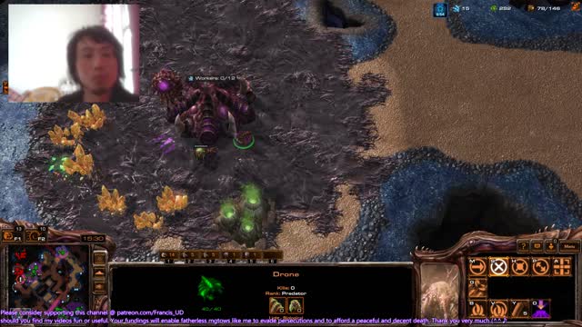 starcraft2 zerg v terran on cosmic sapphire maybe I should've cut my opponent some slack..