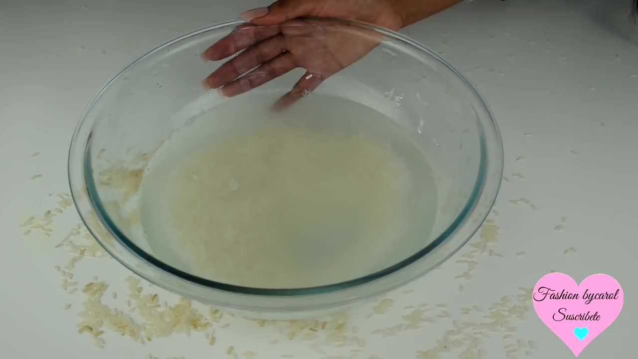 Agua de arroz Crece tu CABELLO en dias