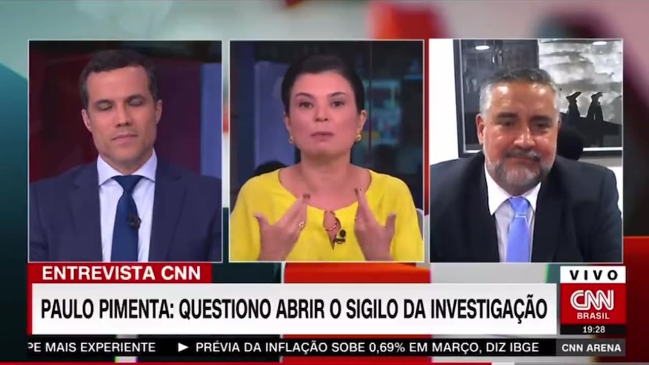 Paulo Pimenta,da Secom do governo Lula III,pratica misoginia contra jornalista da CNN.