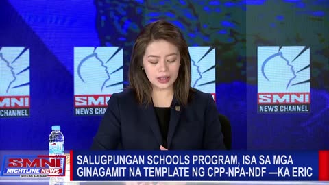 Salugpungan schools program, isa sa mga ginagamit na template ng C P P N P A N D F —Ka Eric
