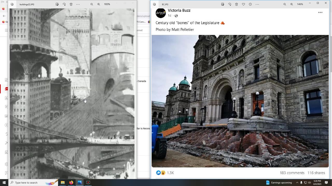 Our world was brick buildings