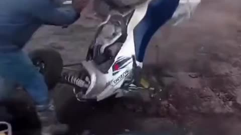 He Watched It Roll Down The Entire Hill