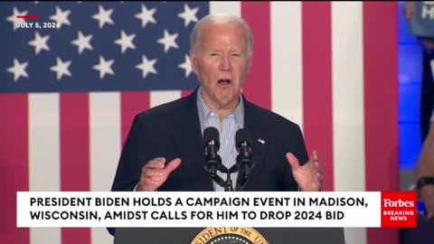 BREAKING NEWS- Biden Directly Responds To Questions Of Whether He'll Drop Out Of 2024 Race