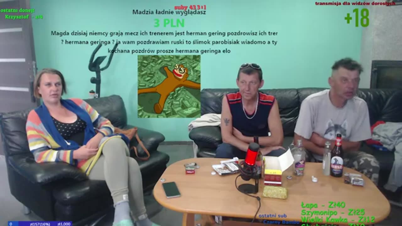 Strim bystrzak 14.06.2024 Helga i tajfun plus rusek