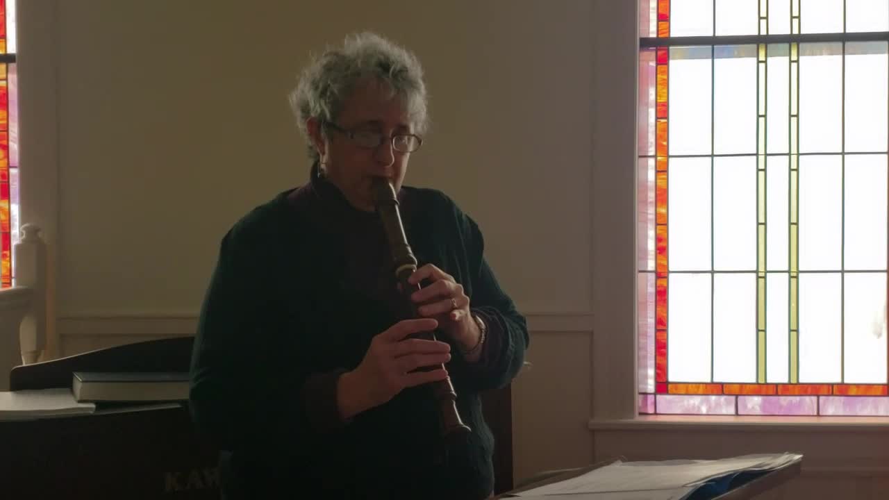 WEXFORD CAROL PLAYED on a RECORDER