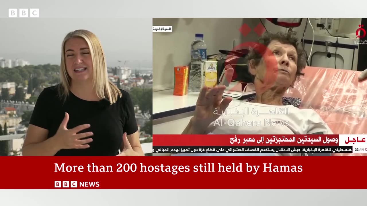 IsraelGaza Two more hostages released by Hamas BBC News