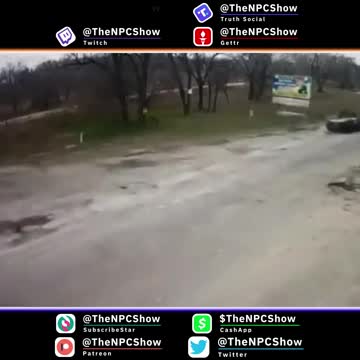 Russian Tanks Politely Stop For Cross Traffic