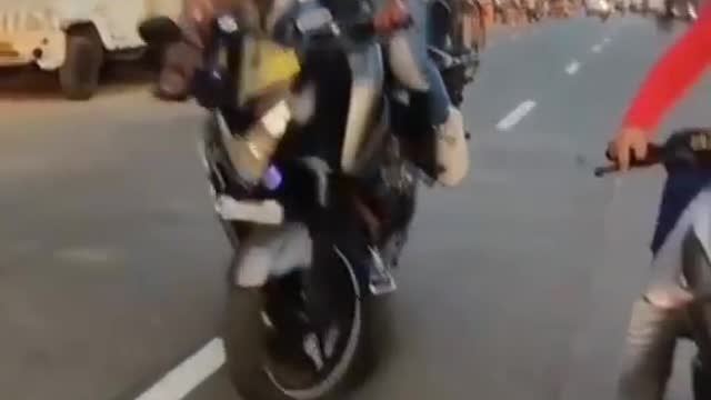 Funny bike accident video