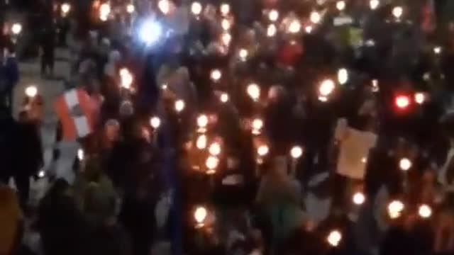 Austrians hit the streets tonight against "Covid Tyranny"