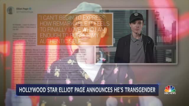 Outpouring Of Support After Actor Elliot Page Announces He’s Transgender NBC Nightly News