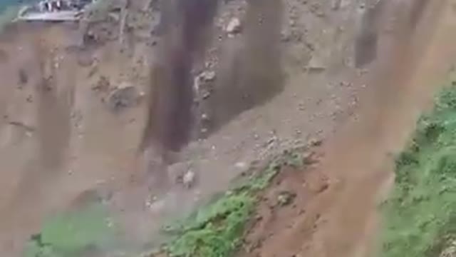 Sirmaur landslide 'took a bus' along with portion of mountain; video viral