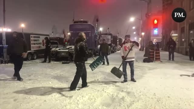 Latest Canadian "Terror Attack" Caught on Camera - Ottawa Freedom Convoy