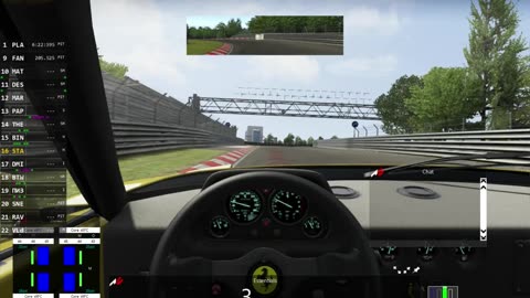 Assetto Corsa testing Ferrari F40 around Nurburgring Nordschleife Tourist