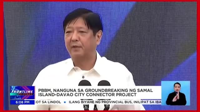 PBBM, kinilala ang ambag ng NTF-ELCAC sa pagkamit ng kapayapaansa Davao Region