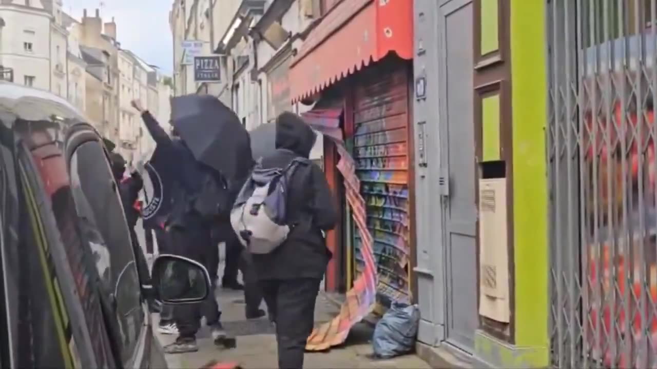 Antifa "Skin & Bones Club" Throwing Tantrums in France