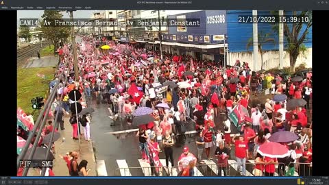 Lula em Juiz de Fora dia 21 de outubro. A Farsa do PT