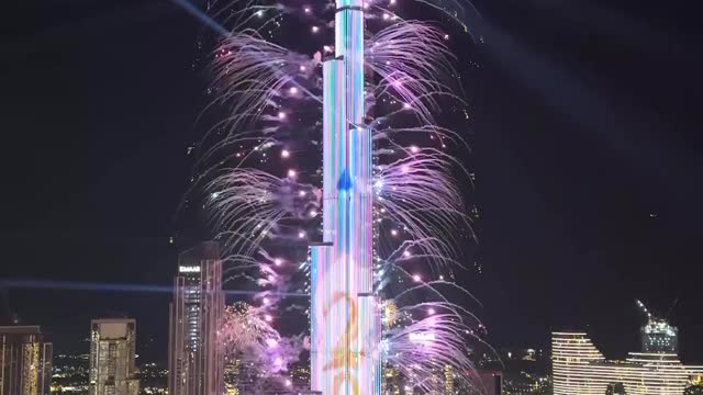 New Year Celebration 2023 in Dubai ..Burj khalifa