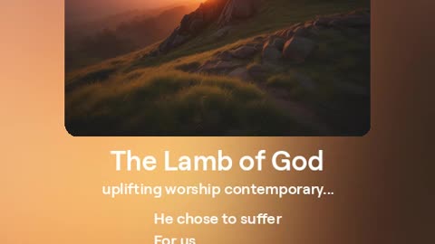 THE LAMB OF GOD - JOHN 19