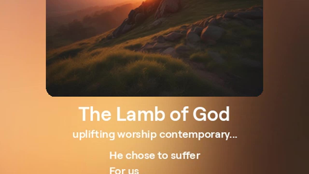 THE LAMB OF GOD - JOHN 19