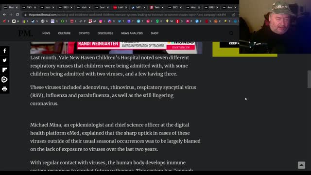 Children are getting sick from common viruses due to lockdowns, masks