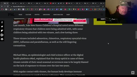 Children are getting sick from common viruses due to lockdowns, masks