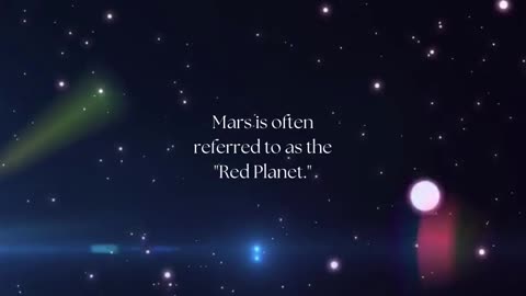 Which planet is known as the "Red Planet"