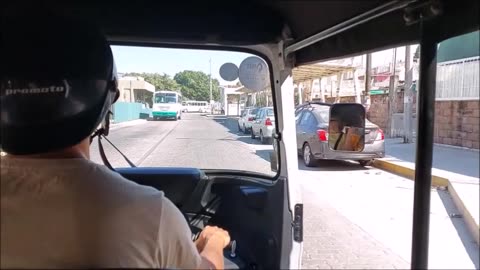 Riding around Manzanillo, Mexico in a Tuk Tuk