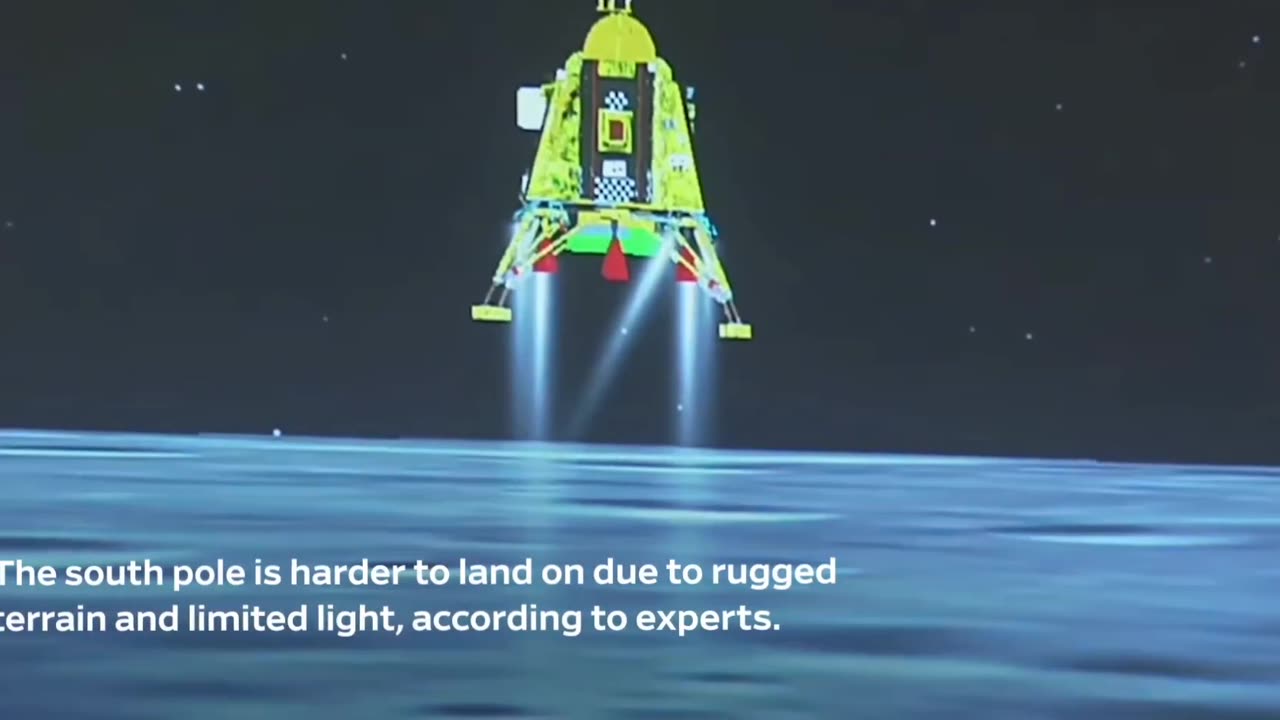 Watch india become first ever country to land on moon south pole
