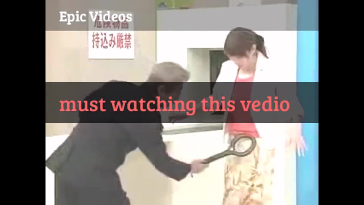 Funny Japanese Prank TSA Airport Security hq