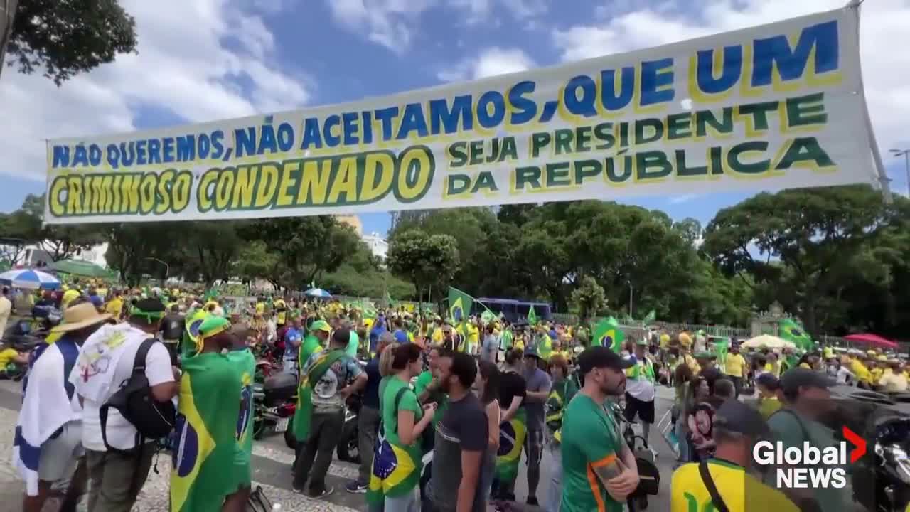 Supporters of Brazil’s Bolsonaro call on military after election loss, Lula backers celebrate win