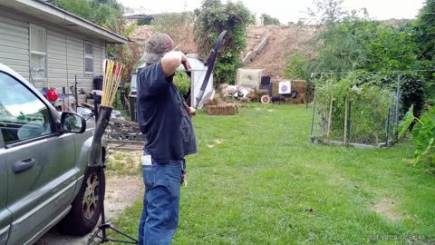 30 yard archery practice