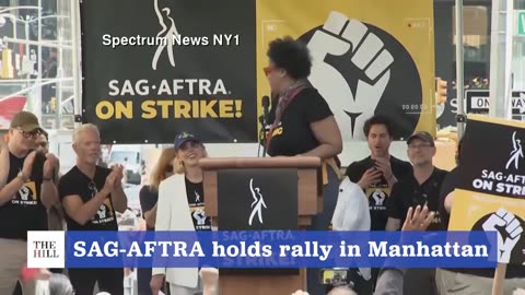 WATCH Now: Actors Rally In Times Square, 'Let's FIGHT The Good Fight'