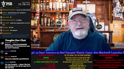 2022-10-24 15:00 EDT - The PATRIOTski Tavern: