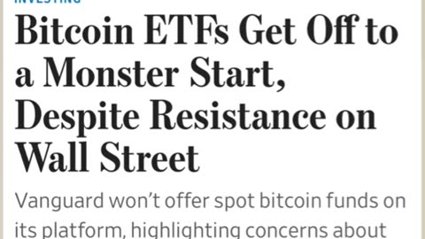 Bitcoin ETFs Begin Trading In The US