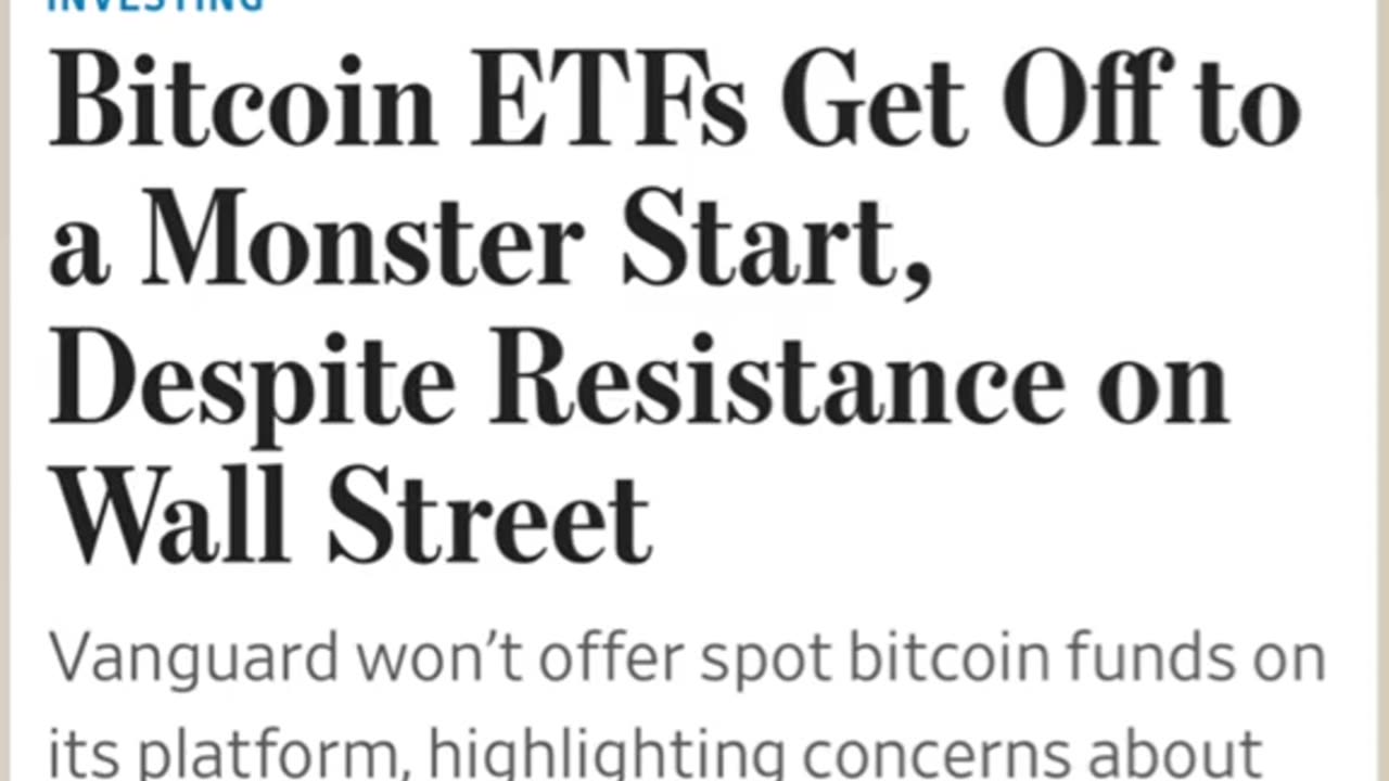 Bitcoin ETFs Begin Trading In The US