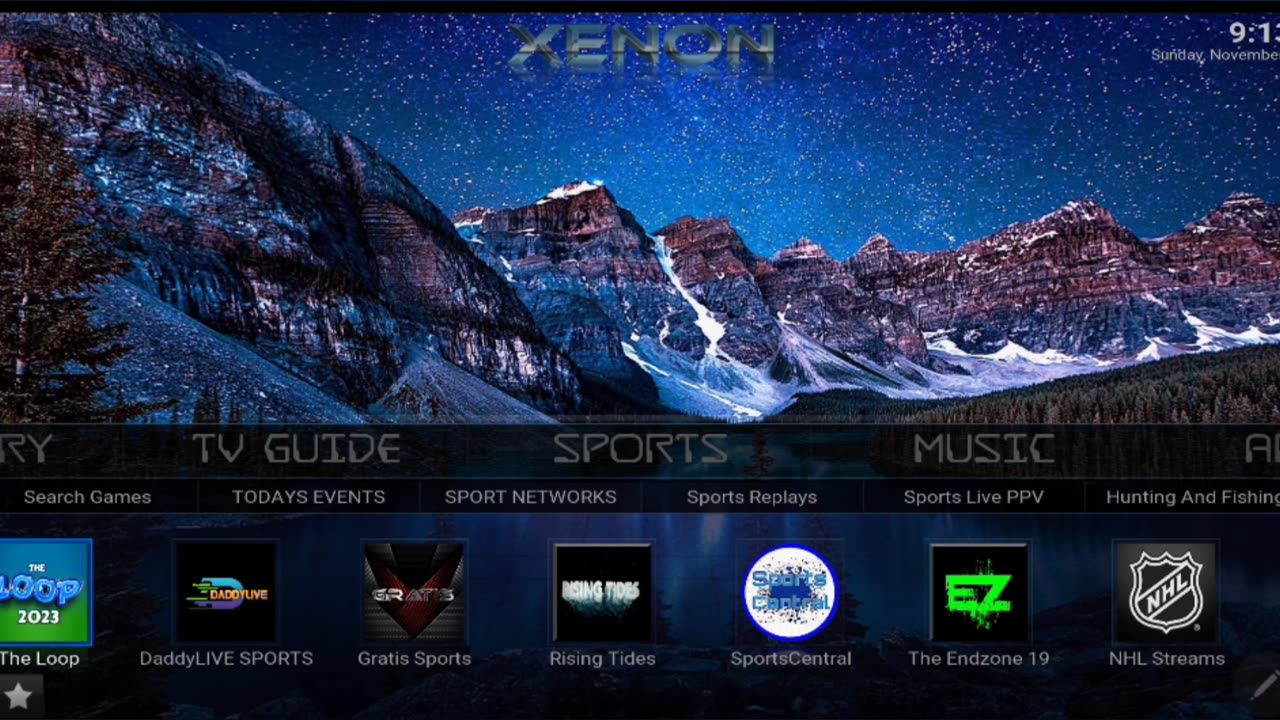 Kodi sports