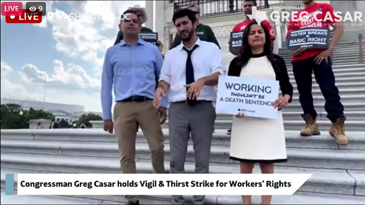 Lol: Democrat Rep. Survives 9-Hour "Thirst Strike"