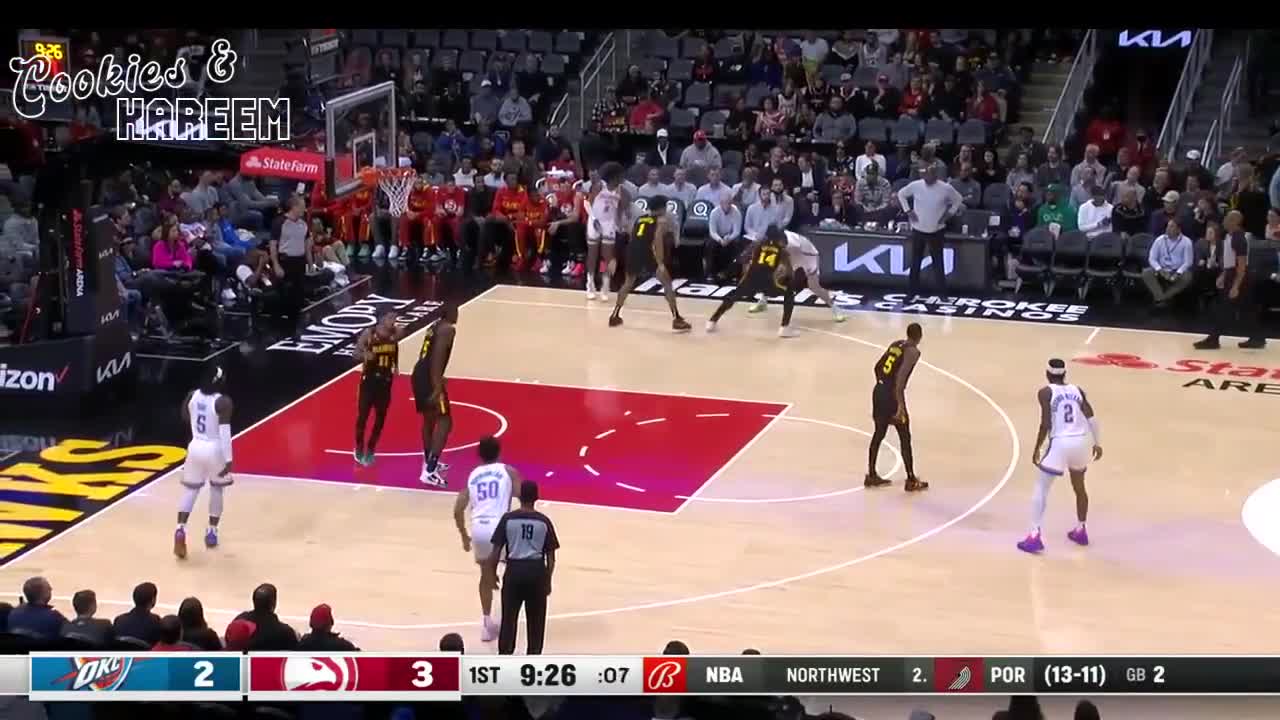 Josh Giddey Highlights Hawks vs. Thunder 5th Dec 2022