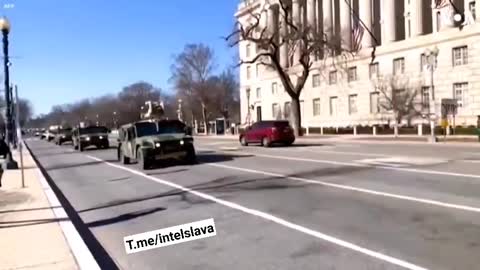 More armored vehicles arriving in DC