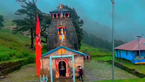 Beautiful temple of Uttarakhand India.