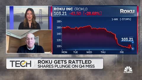 The problem with Roku is there's no valuation support, says Michael Nathanson