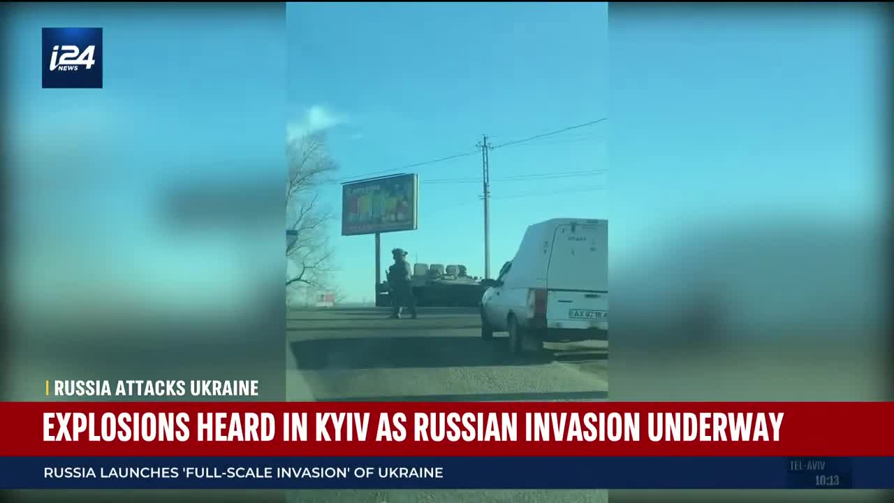 Ukraine Under Attack, Explosions in Kyiv