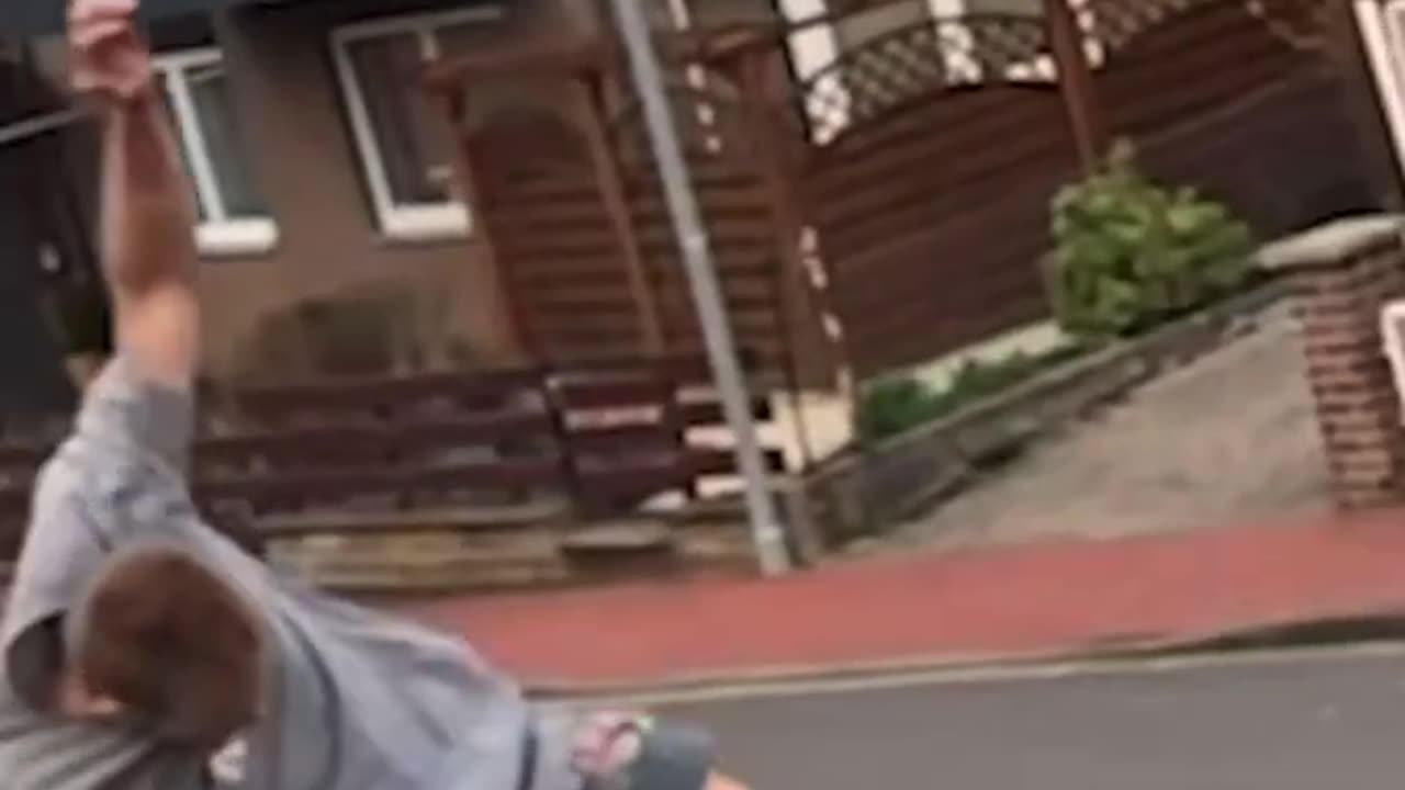 A curious case. An unsuccessful flip fall