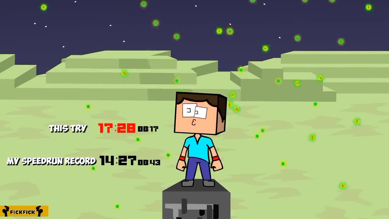 Minecraft ANIMATED SPEEDRUN