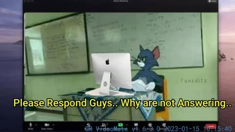 Zoom Online Classes (Tom and Jerry) Funny Whatsapp status