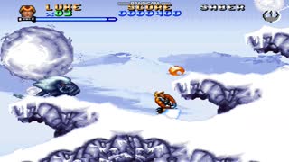 Super Star Wars - Empire Strikes Back - Arcade Classic, Game, Gaming, SNES, Super Nintendo